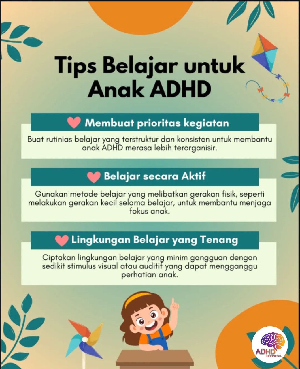 Strategi Belajar yang Cocok untuk Anak ADHD di Kota Malang